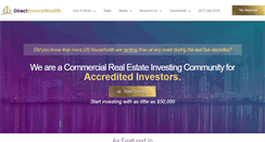 Desktop Screenshot of directsourcewealth.com